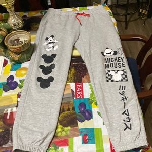 HEY THERE IM SELLING MY MIKEY MOSE OANTS THAT I HAVE ONLY USED ONCE
